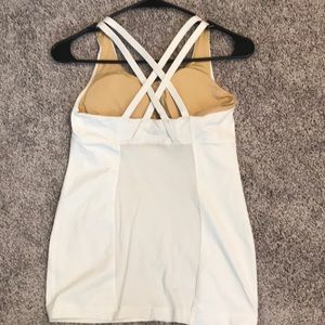 lululemon athletica Tops - Lululemon energy bra tank top white 6 lululemon athletica Tops - Lululemon energy bra tank top white 6